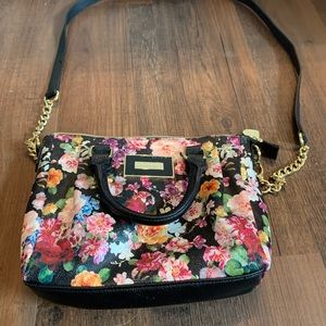 Betsey Johnson flower floral crossbody bag purse